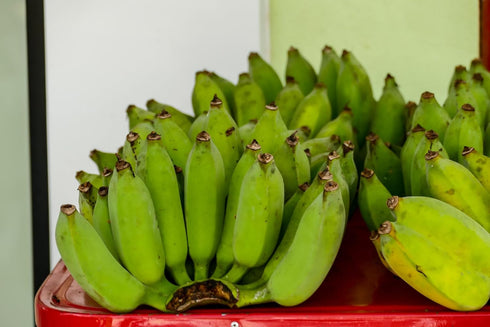 RawJoy 1 Fresh Organic Green Plantain Bananas by Farms, Pound