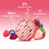 (1 PACK,7 V-LOONG Rose & Multi Berries Biscuits, Vlife Baked Round Crackers, Sweet and Crispy Snacks, Ounce)