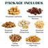 Packaged Pack) Easter Nuts Gift Basket - Gourmet Food Gift Basket With a Variety of Freshly Roasted Nuts - Beautifully