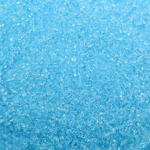 KASVAN Blue Sanding Sugar Sprinkles - Edible Sugar Crystals, Baking Cake Decorations, Ice