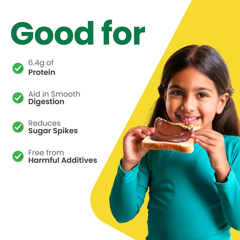 Little Joys 10.58 Oz Chocolate Spread | No Refined Sugar, No Palm Oil, No Preservatives | Sweetened with Jaggery | Rich