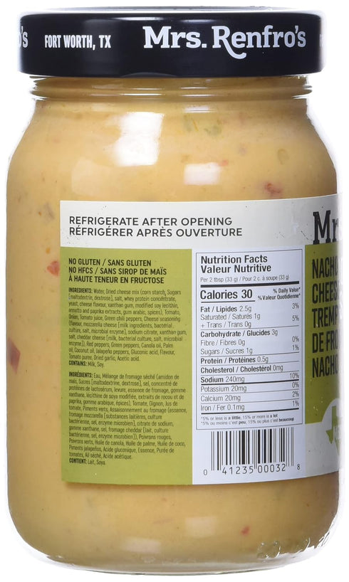 16 oz Mrs. Renfro's Nacho Cheese Sauce