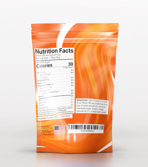 2 lbs Fruit Pectin Powder - For Canning Jams and Jellies - Natural, Vegan and NON-GMO - Premium Bulk Ingredient Mix
