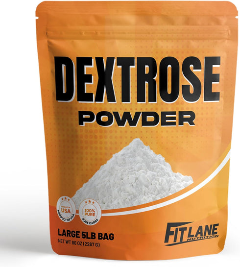 Bulk Dextrose Powder 5 lbs - Pure Carbs Unflavored - Good Source