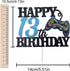 Happy 13th Birthday Video Game Cake Topper - Level 13 Unlocked for Boy's Birthday Decorations