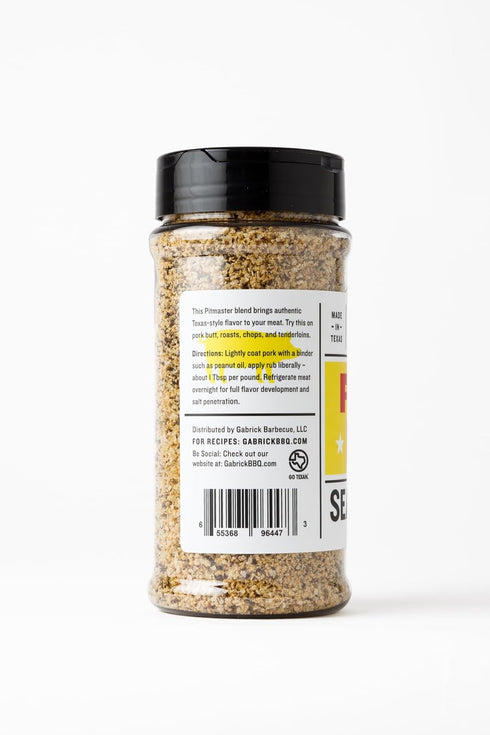 10.3 oz Pork Rub Seasoning | Gabrick BBQ | Paprika-Free BBQ Rub | Central Texas Style Flavor | Perfect for Pork Butts