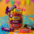 21oz 1.3lbs Pack, Strawberry, Grape & Passion Fruit Yogurt Soft Candy Bag Individually Wrapped Variety Strawberry Grape