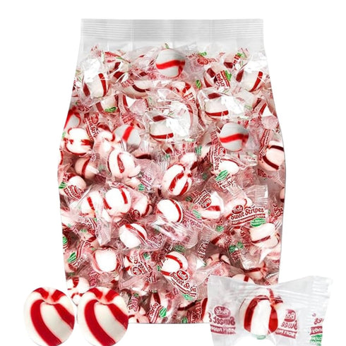 Generic 350 "PACKAGING Sweet Stripes Soft Peppermint bob Candy, Mints, Individually Wrapped, Reusable plastic