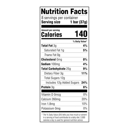 1.3 Oz, 8 Amazon Grocery, Fruit & Grain Cereal Bars, Raspberry, Ct