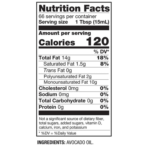 BetterBody Foods Refined Non-GMO Cooking Oil, Kosher, Keto and Paleo Diet Friendly, Avocado Oil, 1 Liter