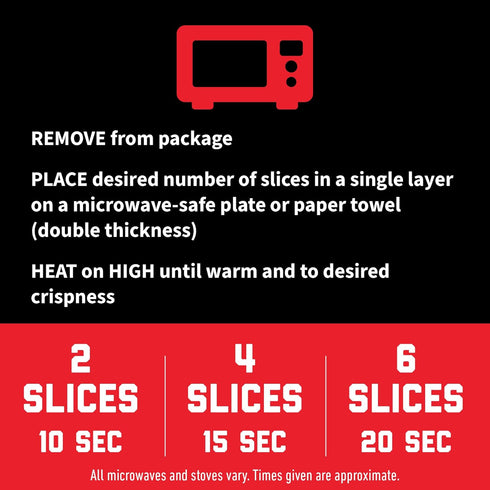 2.52 oz (Pack 3) HORMEL BLACK LABEL Thick Cut, Fully Cooked Bacon for Ready to Eat Meals, No Refrigeration Needed