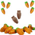 (1 The Dreidel Company Easter Carrots Chocolate, Multicolored Foil Wrapped Milk Chocolate In Easter Egg Gift-Box Pound)