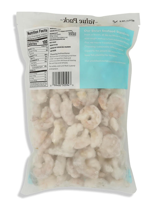 365 by Whole Foods Market Valuepack 41 60, 32 , Shrimp White Gulf Wild Ounce