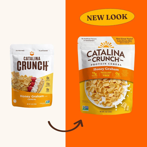 11g 8 oz. (Pack 1) Catalina Crunch Protein Cereal - Sugar Free Breakfast Cereal with of Protein - Gluten Free - Pumpkin