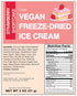 2 Vegan Freeze Dried Ice Cream, Freeze Dried Strawberry Shortcake Ice Cream, Dairy-Free Ounce (Strawberry Shortcake)