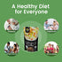 6-Pack 0 Hethstia Shirataki Rice, Low Carb Konjac Rice, Keto, Vegan, Gluten-Free, Sugar-Free, Low Calorie, Fat