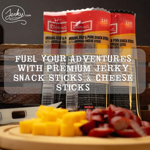 21 Pack 5 13 3 Jerky.com Pieces of Beef Jerky Variety & Meat Stick Gift Box for Men - Including Flavors of Beef Jerky
