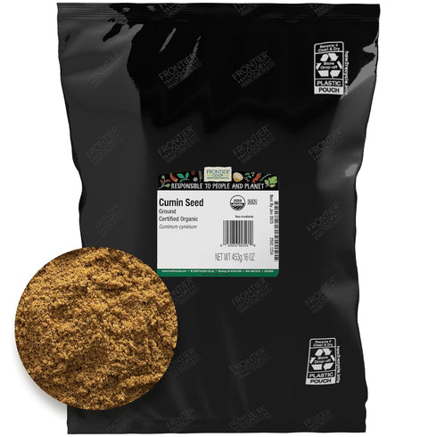 Frontier Herb Organic Ground Cumin Seed, 16 oz