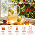 100 Count, 100% WT WEETEE Hawthorn Berry Tea Bags Hawthorn Fruit, Corn Fiber Pyramid Bags, Antioxidant & Caffeine-Free