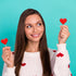 300-Pack 5g 5 Fruidles Lollipops Mini Red Heart Shaped Strawberry Flavored Lollipop, Individually Wrapped, Lollipops