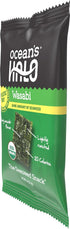 20 Ocean's Halo Trayless Wasabi Seaweed Snack, Case