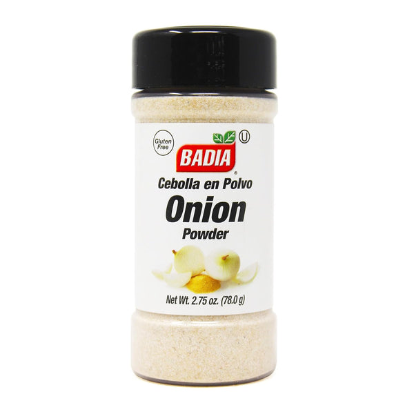 Badia Onion Powder, 2.75 oz Pure Ground Onion Seasoning, Bold Sweet Savory