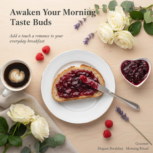 SODGHYTR |14.1 Oz /400g Rose Petal Jam | Made from Premium Rose | Sweetened with Raw Honey & Maltose |