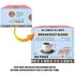 80 Count Pack, Double Donut Coffee Breakfast Blend Coffee Pods, Light Roast Coffee in Recyclable Single-Serve Pods