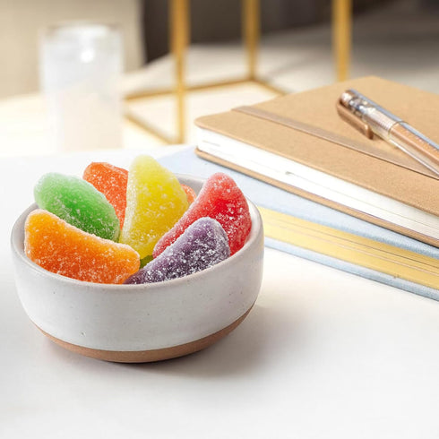 Gummi 2 Bulk Fruit Slices Jelly Candy, Assorted Soft & Chewy Sugar-Coated Candy For Parties, Classroom candies & Treats