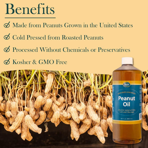 (32 Baar Peanut Oil Ounces)