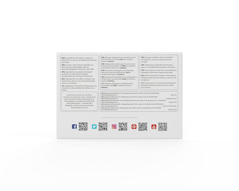 Kefir Starter Cultures - Pack of 5 Freeze-Dried Culture Sachets for Creamy Mild Milk Kefir