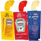 Bulk Condiment Packets Variety Pack 150-Count - 50 Single Serve Packs of
