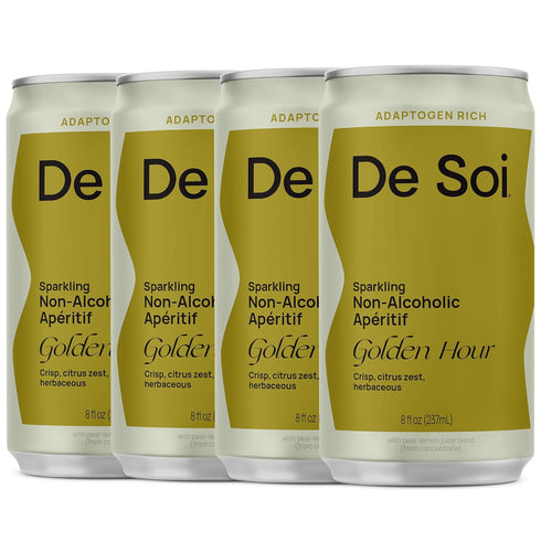 De Soi Golden Hour Non-Alcoholic Drinks 4-Pack (8 fl oz) Variety Pack