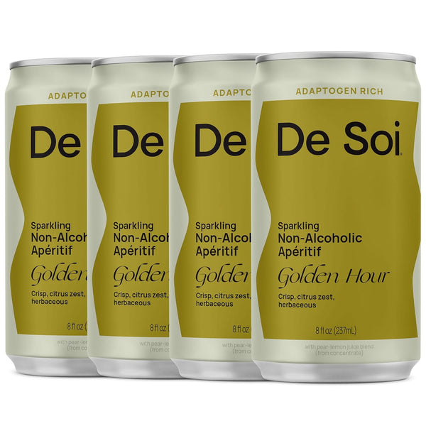 De Soi Golden Hour Non-Alcoholic Drinks 4-Pack (8 fl oz) Variety Pack