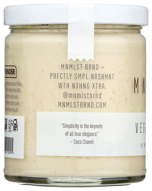 MNMLST 8.6 OZ Mayo