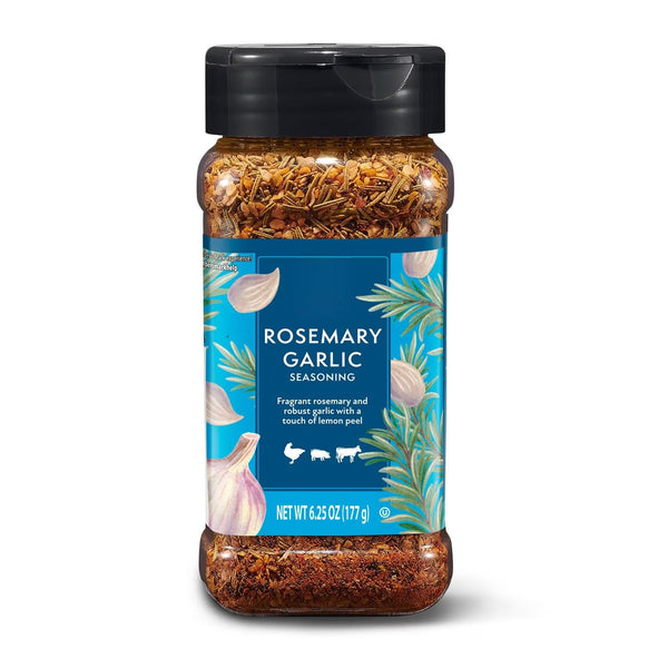 Generic Rosemary Garlic Seasoning Blend with Lemon Peel, 6.25 oz, Great for BBQ