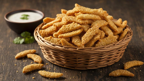 2 SweetGourmet Oat Bran Sesame Sticks, Healthy Snack, Salted, No Preservatives, No Artificial Flavors, Pound Zip-Lock