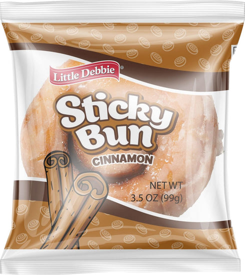 Little Debbie, Cinnamon Sticky Bun, 3.5 Ounce