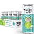 12-Pack, Shine Water Coconut Lime Vitamin D Electrolyte Drinks Sugar Free Flavored Water with Magnesium, Zinc