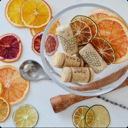 35 Dried Citrus Slices | Slices | Preserved Peel Premium DRIED FRUITS for Luxury Cocktail Garnishes for Establishments