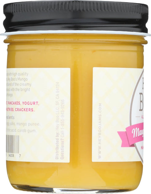 Hey Boo 10 oz Mango Coconut Jam by - Delicious - Dairy Free - No Corn Syrup - Non GMO - Made in USA