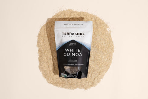 2 Lbs Terrasoul Superfoods Organic White Quinoa, - Pre-washed | Gluten-free | Plant Protein