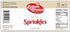 Bakers Choice White Sprinkles for Baking, Jimmies Sprinkles for Ice Cream Toppings, Dairy Free, Kosher 2.8 oz