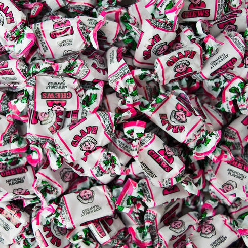 Grape Flavored Fruit Chews, 2 Pounds Bulk