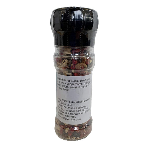 Gourmet Hawaiian Sea Salts - Passionfruit, Orange, Guava Pepper Grinder