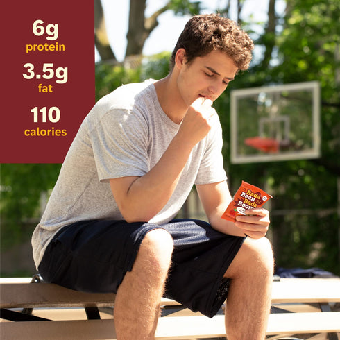 110 4g 6g 1 (Pack 24) Enlightened Bada Bean Bada Boom Roasted Fava Beans, Dried Broad Beans - Calories, Fiber