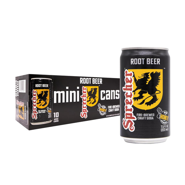 Sprecher Root Beer 7.5 fl oz Mini Cans (10 Pack)