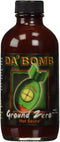 Da Bomb Ground Zero Original Hot Sauce - 4oz Bottle, 321,900 Scovilles - Made in USA with Habanero Peppers