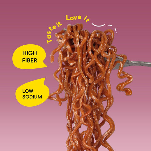 SUNGIVEN 3 2.47 OZ (Pack 10) Organic Ramen Noodles Beetroot Healthy Low Sodium Ready in Minutes Non-Fried Instant No