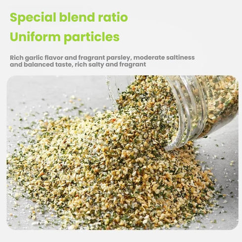 5.64 oz (160g) Parsley Garlic Salt, - All-Natural Seasoning Blend, No MSG, Gluten-Free - Perfect for Chicken, Steak